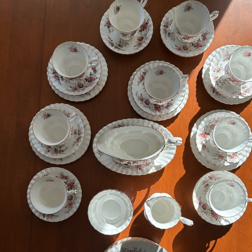 Royal Albert Lavender Rose Pink Floral Teaware Set